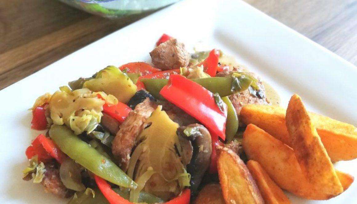 Simple Veg & Chicken Stir Fry